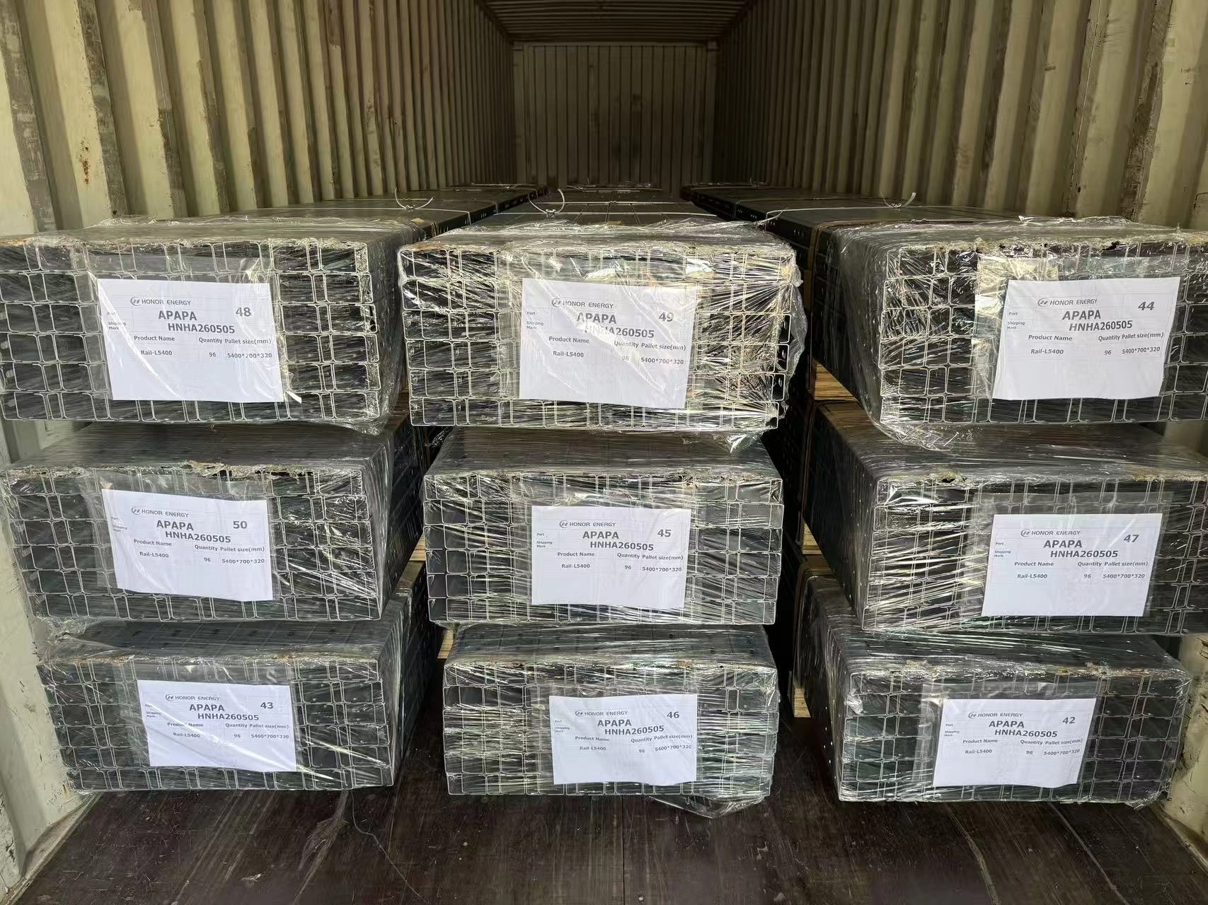 12MW Ground-mounted PV Support Shipment Finished
