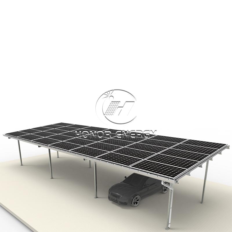 Steel Four Post Solar Carport Mount