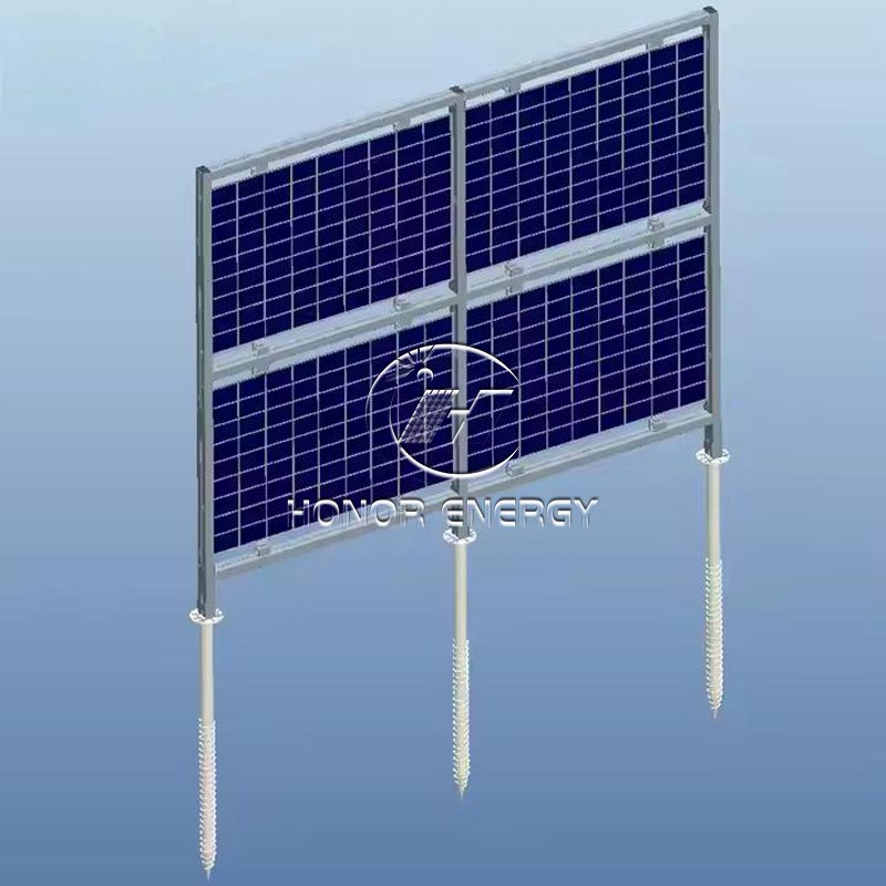 Vertical Solar Aluminum Mount