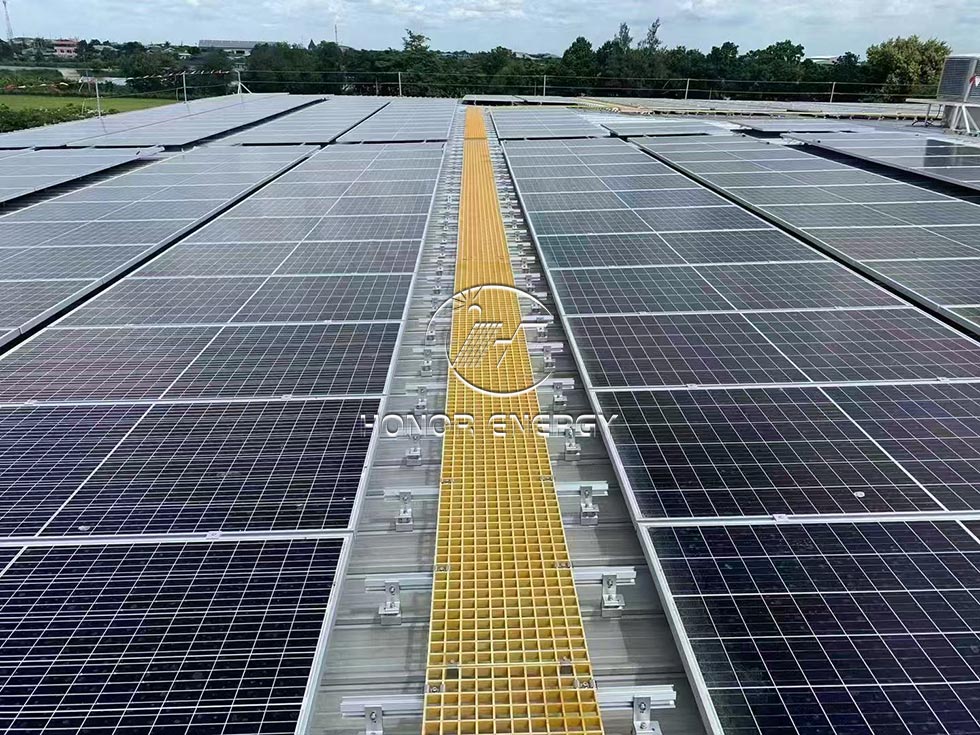 Aluminum Metal Solar Roof Mounting