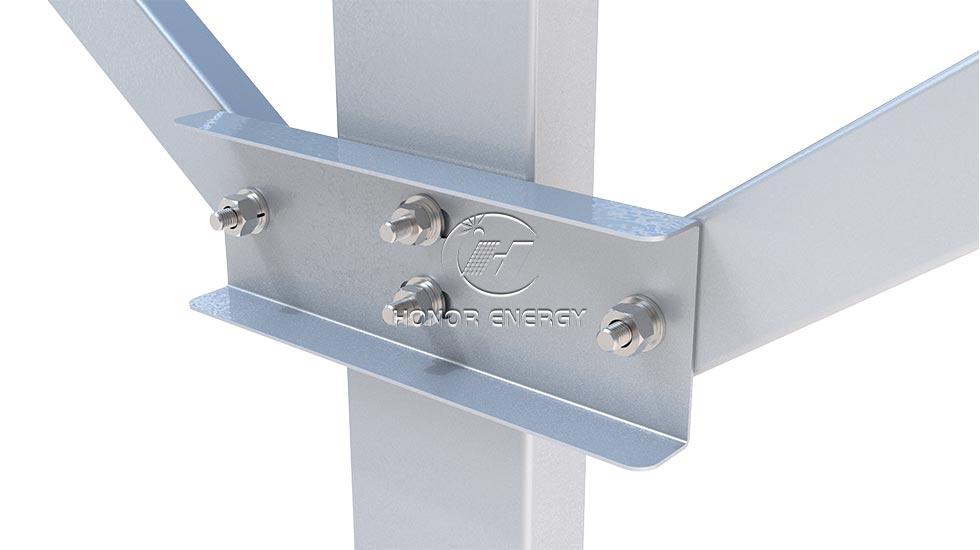 Steel Multiple Row Type Solar Farmland Mount