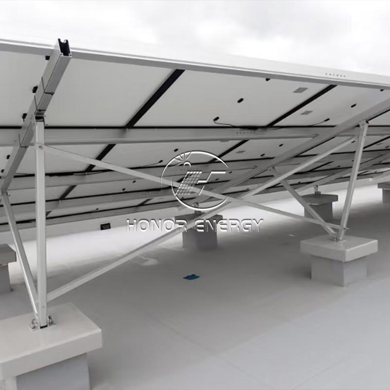 Concrete Solar Aluminum Ground Mount