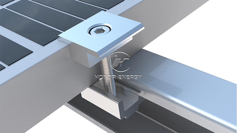 Steel Multiple Row Type Solar Farmland Mount