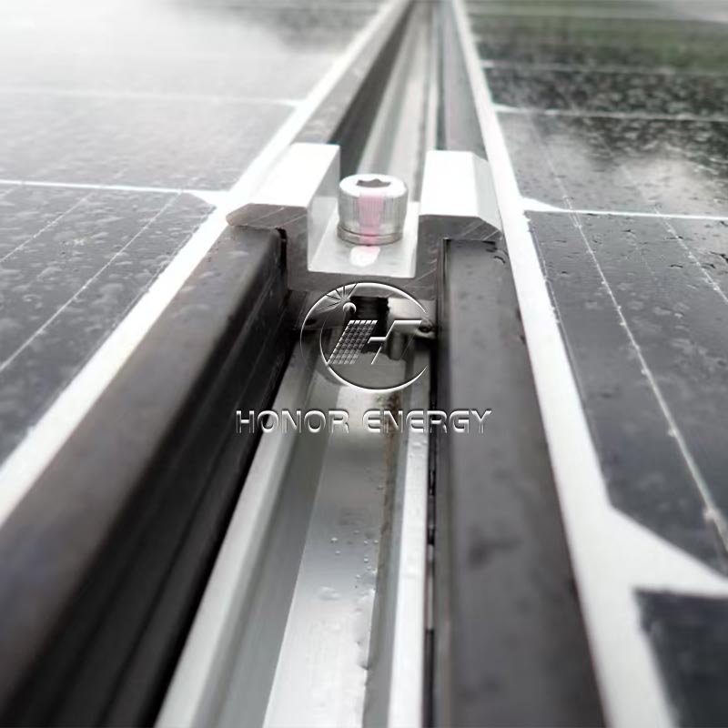 Concrete Solar Aluminum Ground Mount