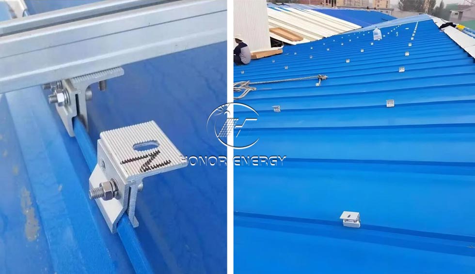 Aluminum Metal Solar Roof Mounting