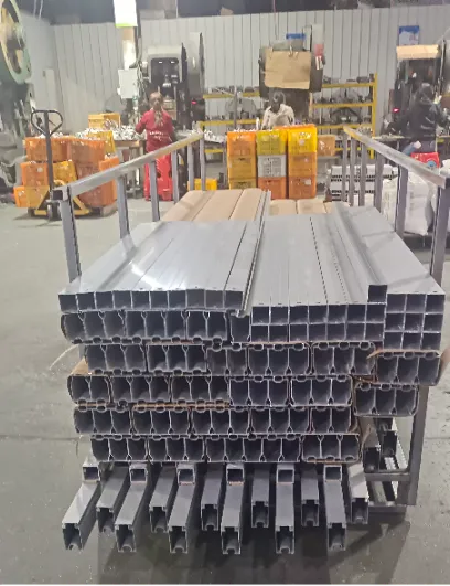 W type aluminum ground mounting system