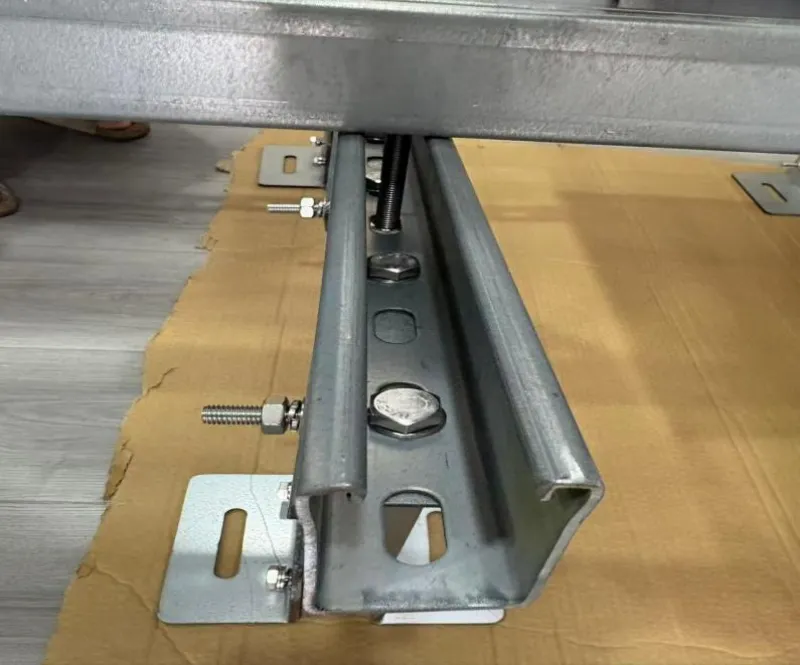 Solar Steel U Rail Ground Mounting system