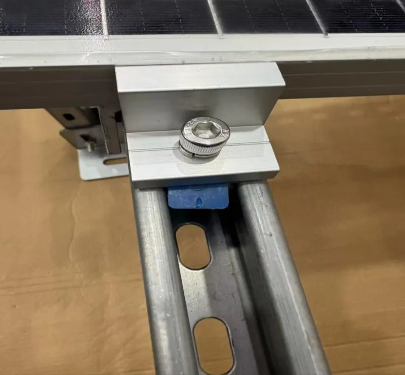 Solar Steel U Rail Ground Mounting system