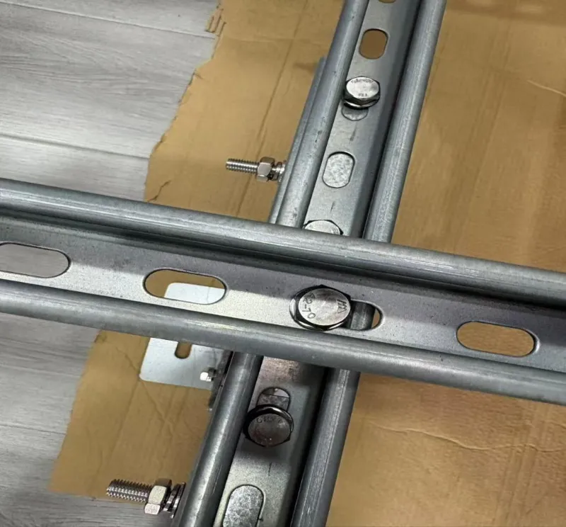 Solar Steel U Rail Ground Mounting system
