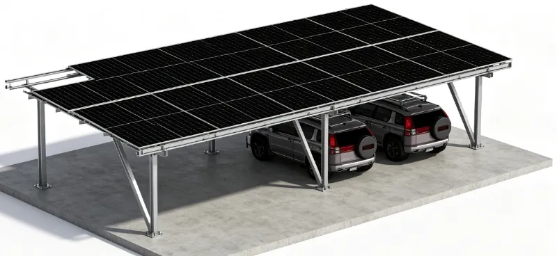 Solar IV type Carport Mounting system