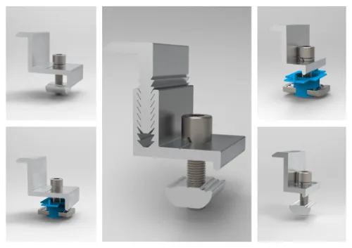 solar end clamp