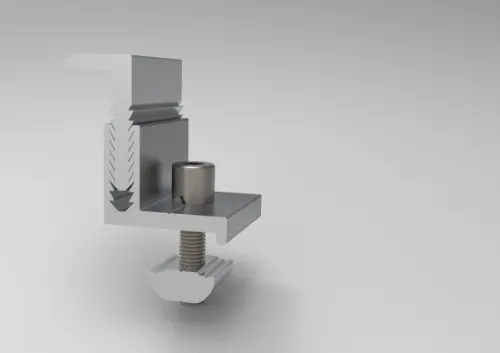 solar end clamp