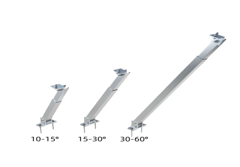 Adjustable Rear Leg Solar Mount for Roof
