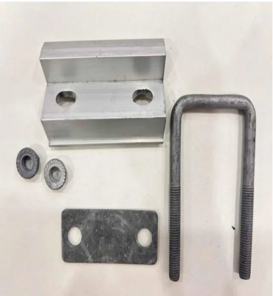 U-Shape Double-Hole End Clamp