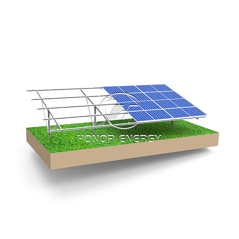 Single Post Solar Steel Ground Mount