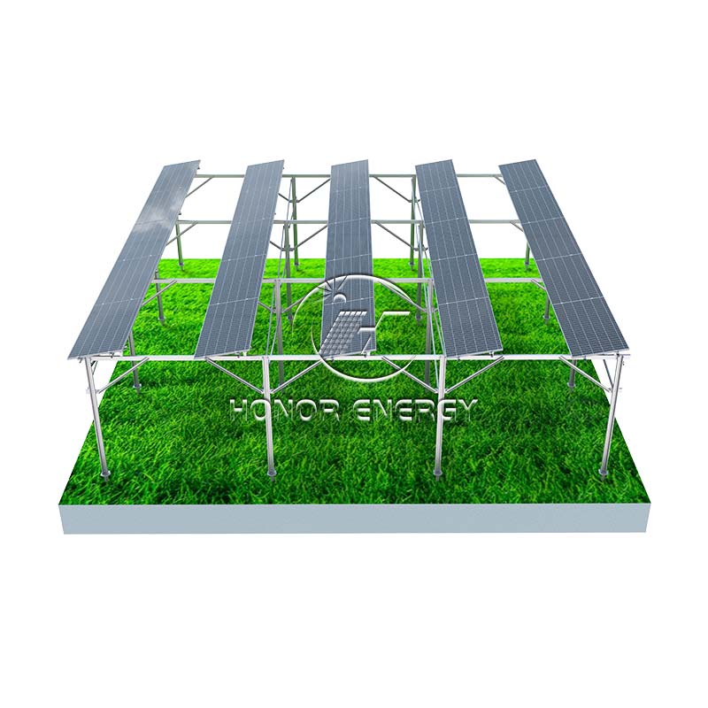 Steel One Row Type Solar Farmland Mount